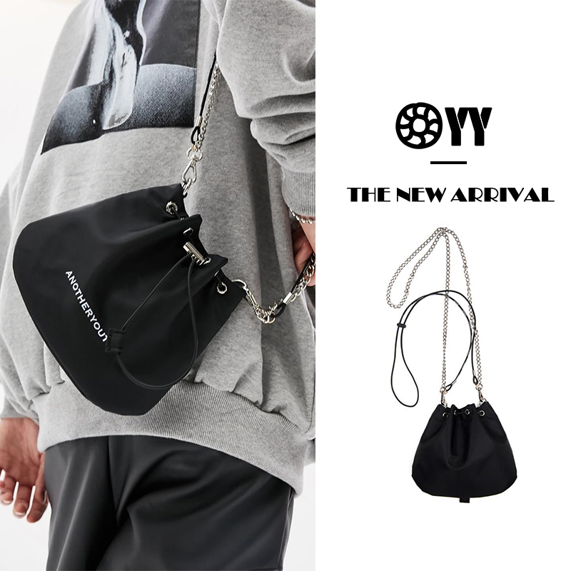 Dây chuyền retro túi dây rút nam và nhỏ cho nữ dây rút nylon túi nhỏ