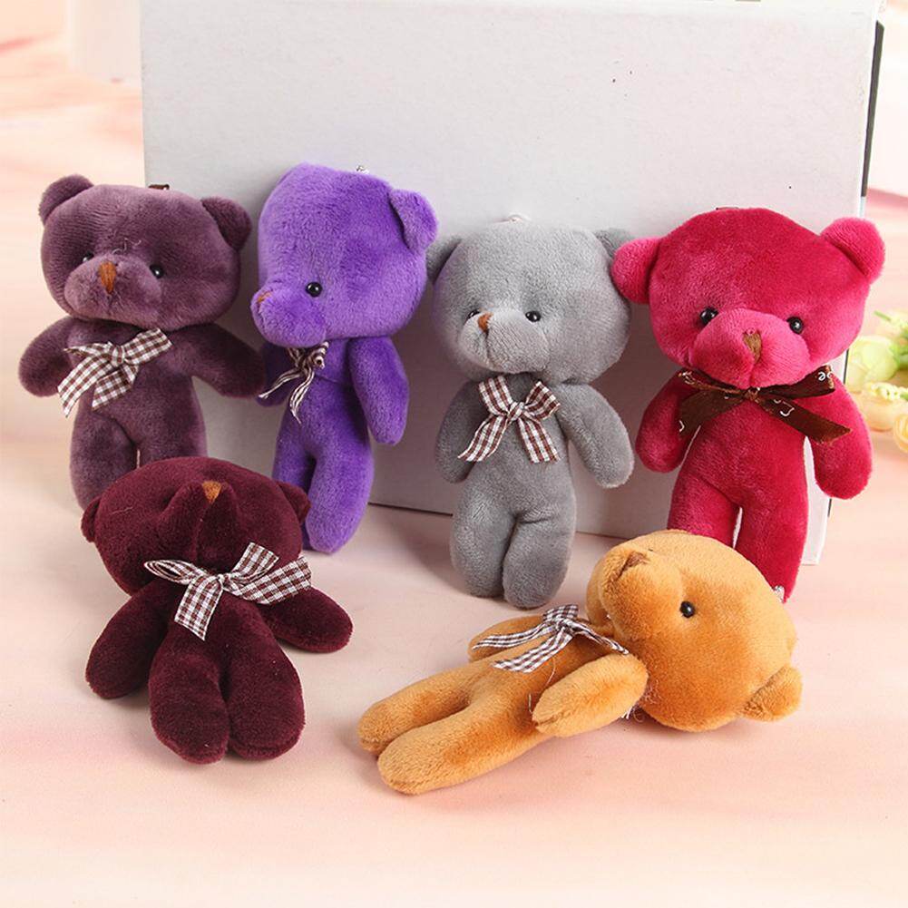 1PC Đồ chơi Mini Gấu bông 12cm Đóng gói gấu Pendant PP Cotton Đồ chơi nhồi bông mềm