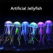 Luminous Jellyfish Aquarium Decoration - Underwater Plant Ornament