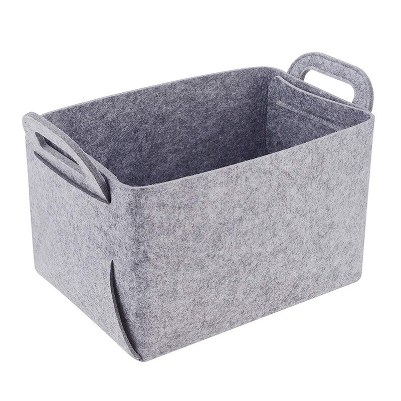 【NEW TOOT】✺✹◎ Foldable Felt Laundry Basket Desktop Storage Sundries Underwear Toy Box Cosmetic Book Stationery Container ราคา  1,256 บาท*ส่งฟรี