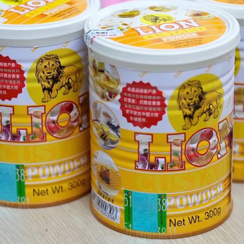 Bột sư tử - bột trứng sữa custard lion powder 300gr