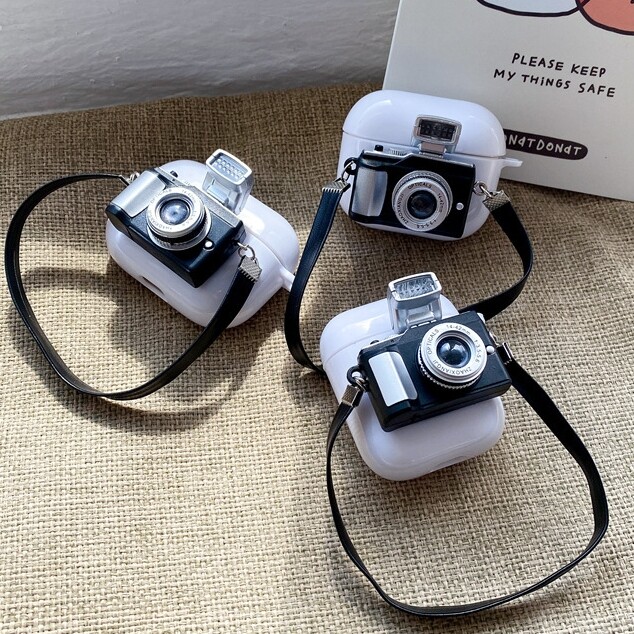 Airpods Pro Case Cute Camera, Airpods Pro2 Gen Silicone Soft Case