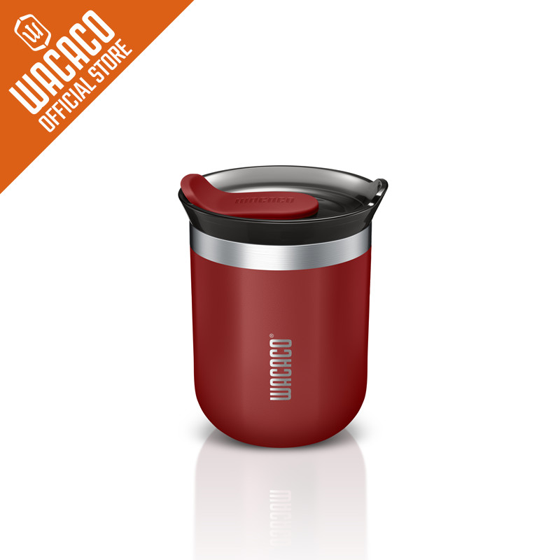 WACACO Octaroma CLASSICO Vacuum Cup Insulated Coffee Mug 180ml 6 fl oz Double-wall Stainless Steel Travel Tumbler With Drinking Lid ราคา 711 บาท*ส่งฟรี