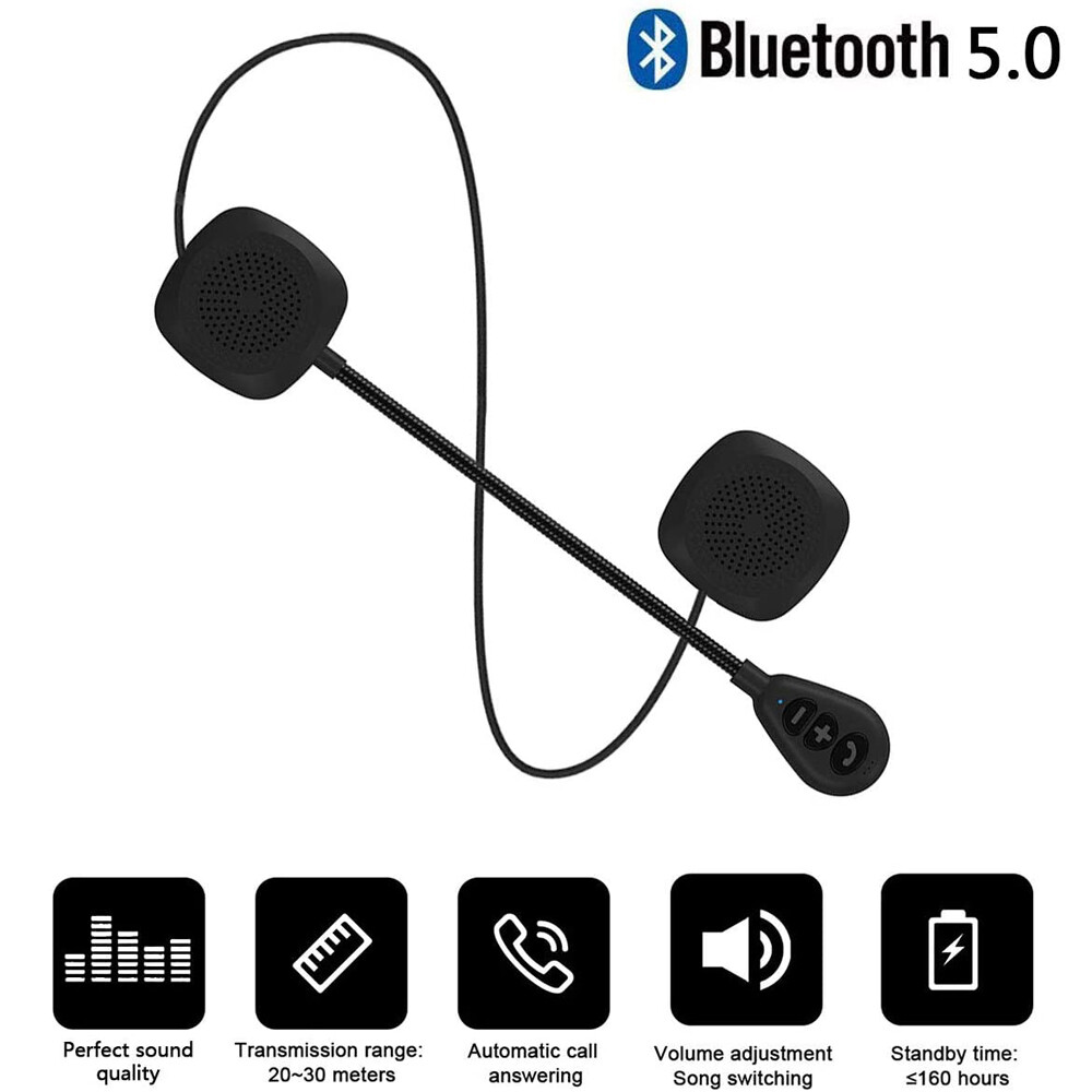 Tai nghe gắn mũ bảo hiểm xe máy mh05 tai nghe âm thanh nổi hỗ trợ bluetooth v5.0 rảnh tay dùng khi đi xe máy