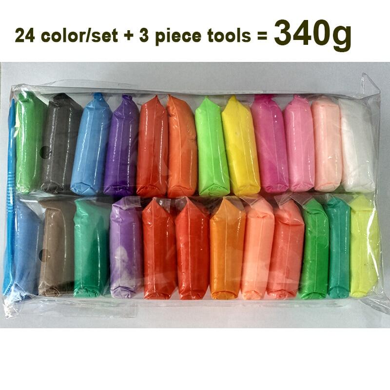 36 Color Light Soft Clay DIY Toys Modeling Clay Slime Early Education Air