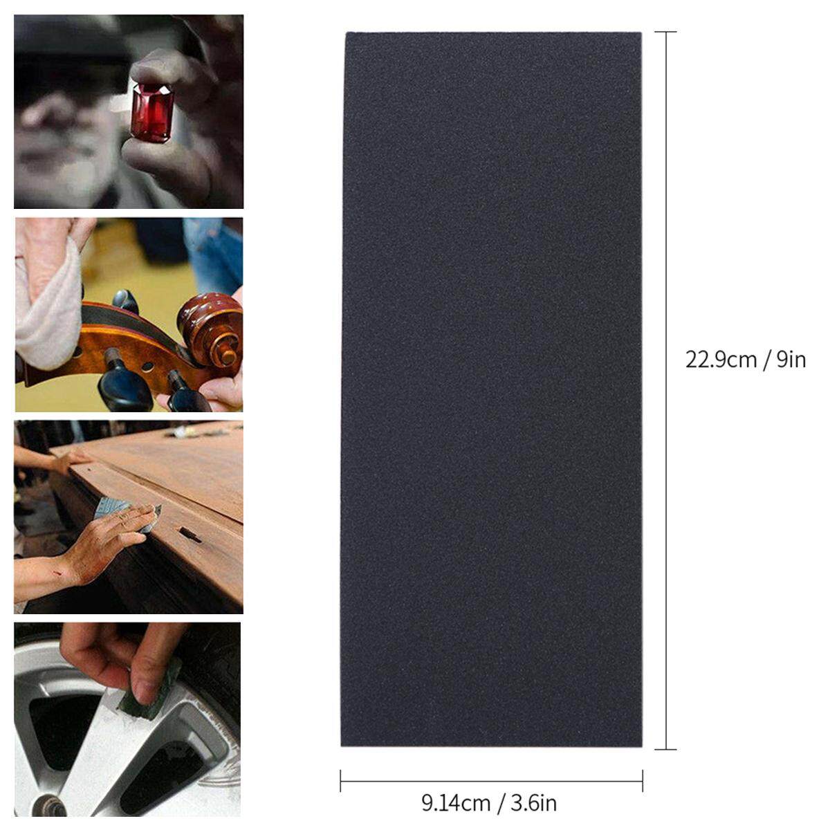 Generic 42Pcs 1205000 Grit Sandpaper Wet Dry Assorted Wood Smooth