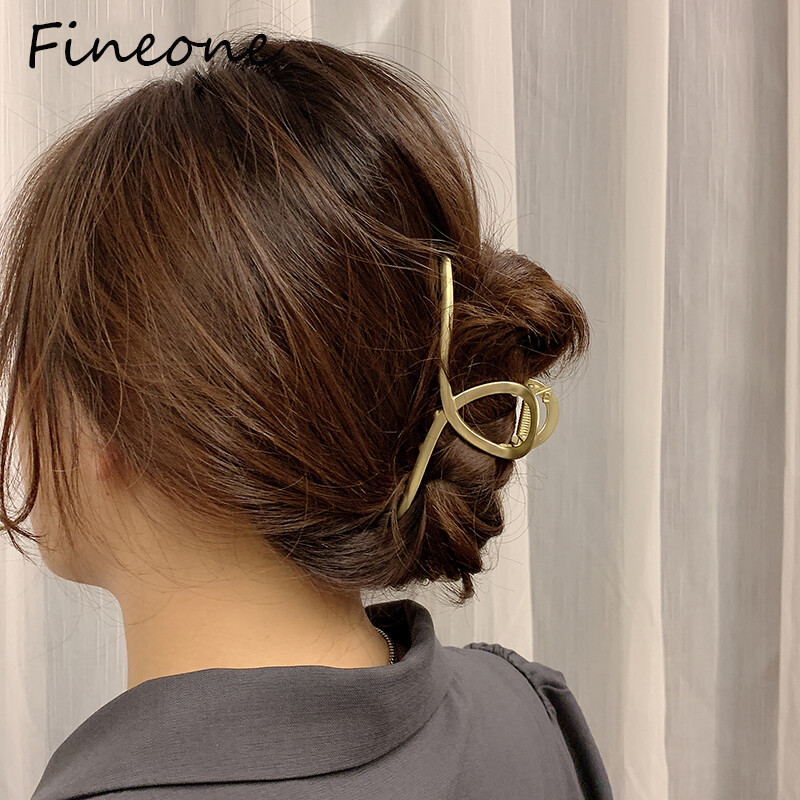 1 Cái Kim Loại Kẹp Tóc Cho Phụ Nữ Kẹp Tóc Hàn Quốc Hairclips Tóc Barrette Ponytail Chủ Cô Gái Phụ Kiện Tóc Hairgrips