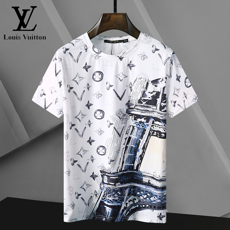 Áo phông nam Louis Vuitton viền tay ANLV10 siêu cấp like auth 99  HOANG  NGUYEN STORE