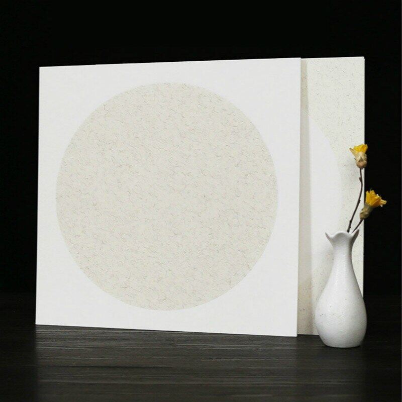 Thẻ giấy mulberry xuan thẻ giấy nguyên xuân bút lông dày thẻ giấy gắn tranh màu nước tự do thư pháp