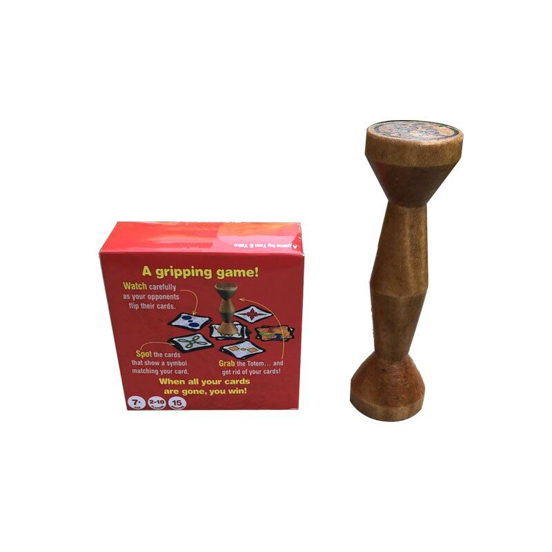 【No-profit】 Totem Thể Hiện Tiếng Anh Trò Chơi Với Bàn Cờ Rừng Mã Chạy Nhanh Cặp Rừng Đối Với Đảng Fun Thẻ Với Gỗ