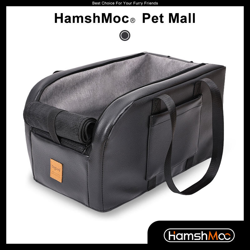 HamshMoc Breathable Dog Car Seat Portable Pet Booster Seat with Clip on Safety Leash Reinforced Non-slip Base Removable for Small Pet Travel Safety ราคา 1,106 บาท*ส่งฟรี