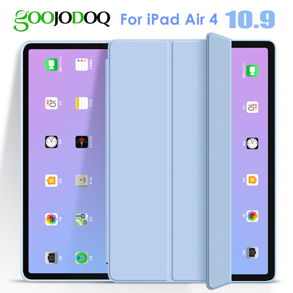 Ốp GOOJODOQ Cho iPad Air 4 10.9 Ốp Capa Hỗ Trợ Sạc Không Dây