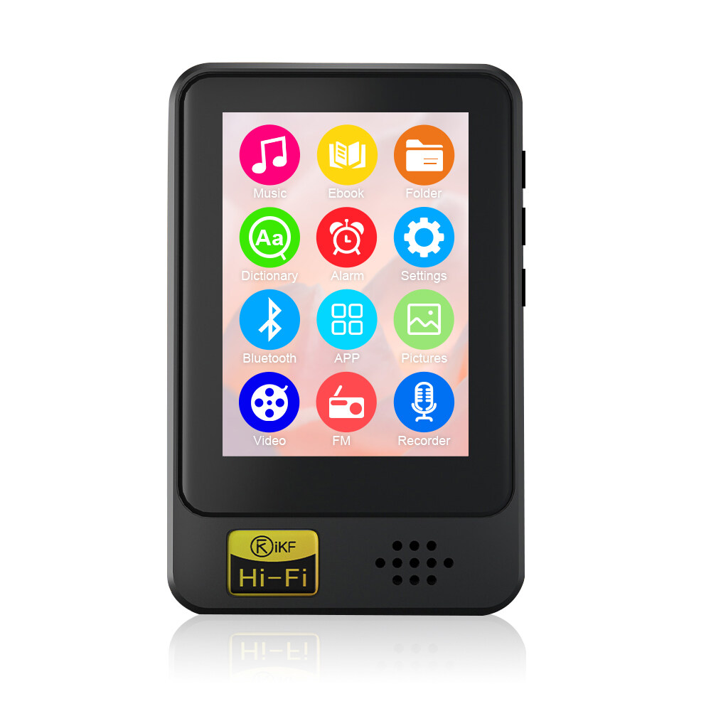 Trong Kho Bluetooth Wifi MP3 MP4 Máy Nghe Nhạc 1.77 "màn hình cảm ứng trọn Bộ MP3 Âm Nhạc Máy Nghe Nhạc Thể Thao Di Động Walkman Hỗ trợ FM Radio Ghi Âm EBook Đồng Hồ Trình Duyệt Với Loa