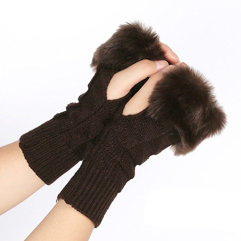 faux fingerless gloves