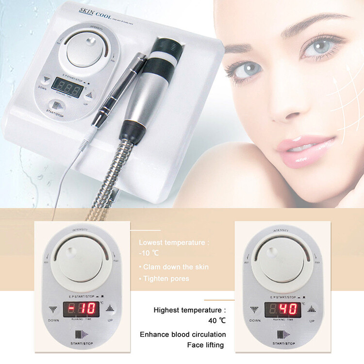 Foreverlily ใหม่2 In 1 Cryo ไม่มีเข็ม Electroporation Meso Mesotherapy ผิวหนังชุ่มชื้น & Hot Facial Anti Aging ครีมแต่งหน้าเสริมสวยอุปกรณ์ ราคา 7,670 บาท*ส่งฟรี
