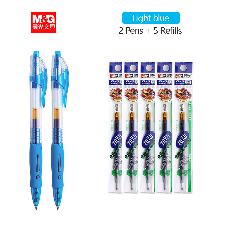 Bút bi mực gel 0.5mm có thể thu vào, văn phòng phẩm chất lượng M&G-INTL