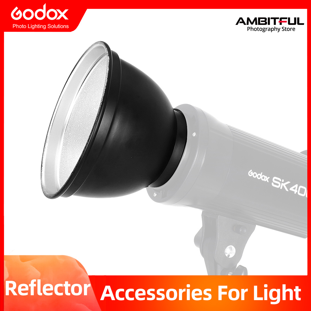 Godox Standard Reflector 180*130mm Bowens Mount Type for Photography Studio Lighting Flash Speedlite