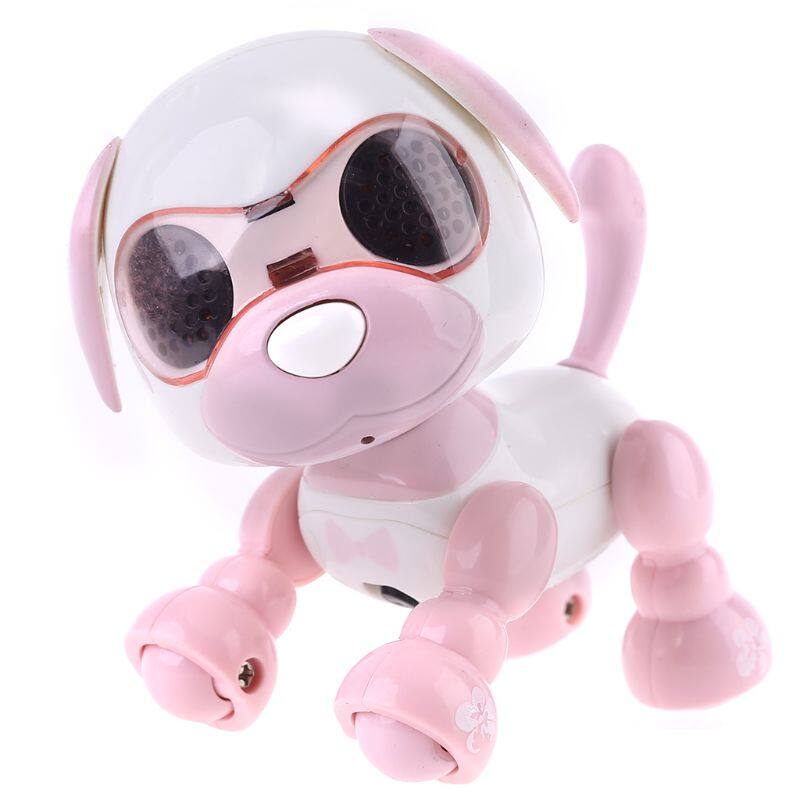 Quà tặng dễ thương cho trẻ em & người lớn con chó robot nhựa đồ chơi điện tử cho trẻ em đồ dùng sáng tạo con chó robot điện cảm ứng