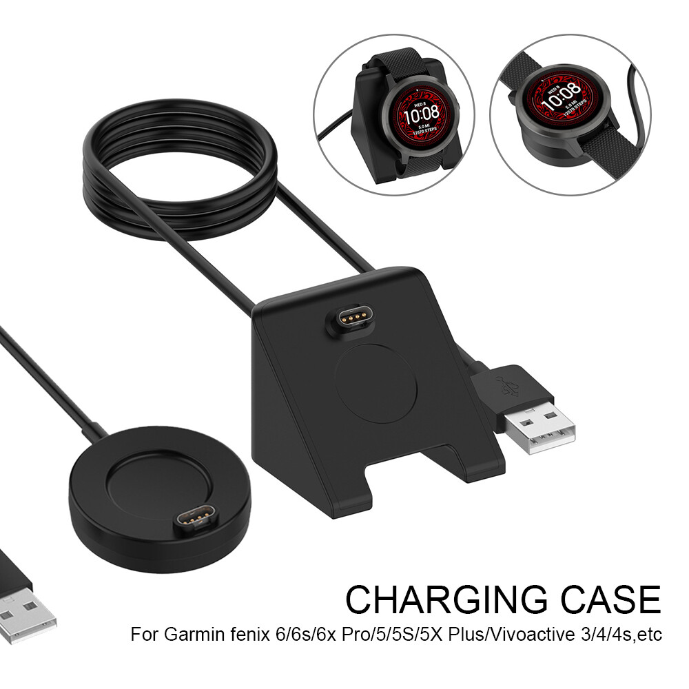 Bộ Sạc Đồng Hồ Cho Garmin Fenix 6 6S 6x Pro 5 5S 5X Plus Vivoactive 3 4 4S Forerunner 945 935 245 245M 45 45S Cáp USB Sạc