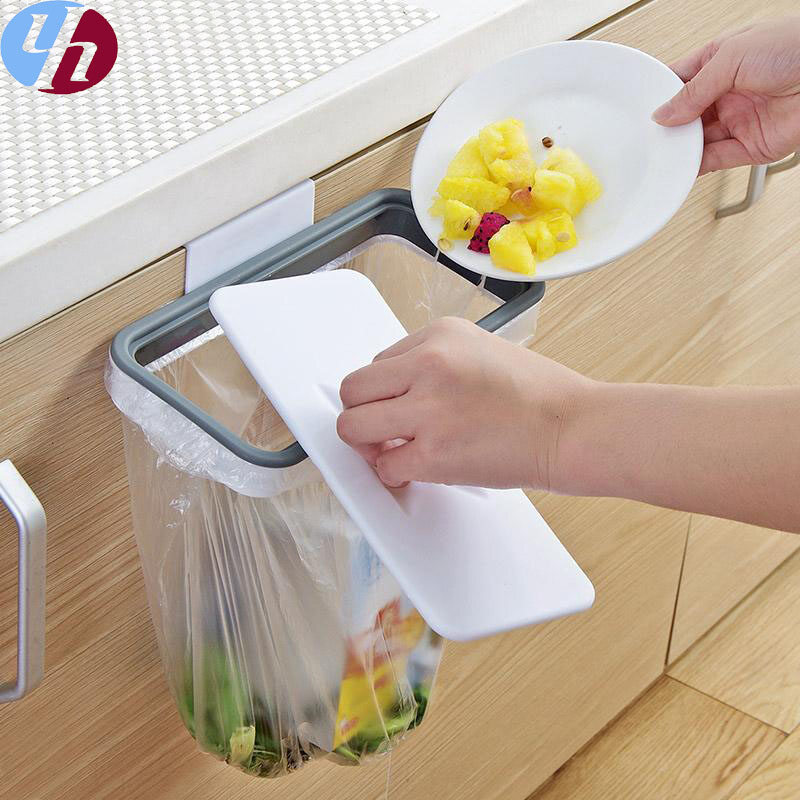 Giá đựng rác cửa tủ có thể treo giá đựng rác giá phân loại rác giá treo túi đựng rác thải bằng nhựa phía sau cửa