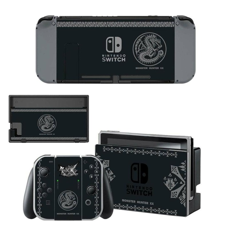 Miếng Dán Nintendo Switch Skin Monster Hunter, Miếng Dán Đế Điều Khiển Joy-Con Cho Bảng Điều Khiển NS Switch
