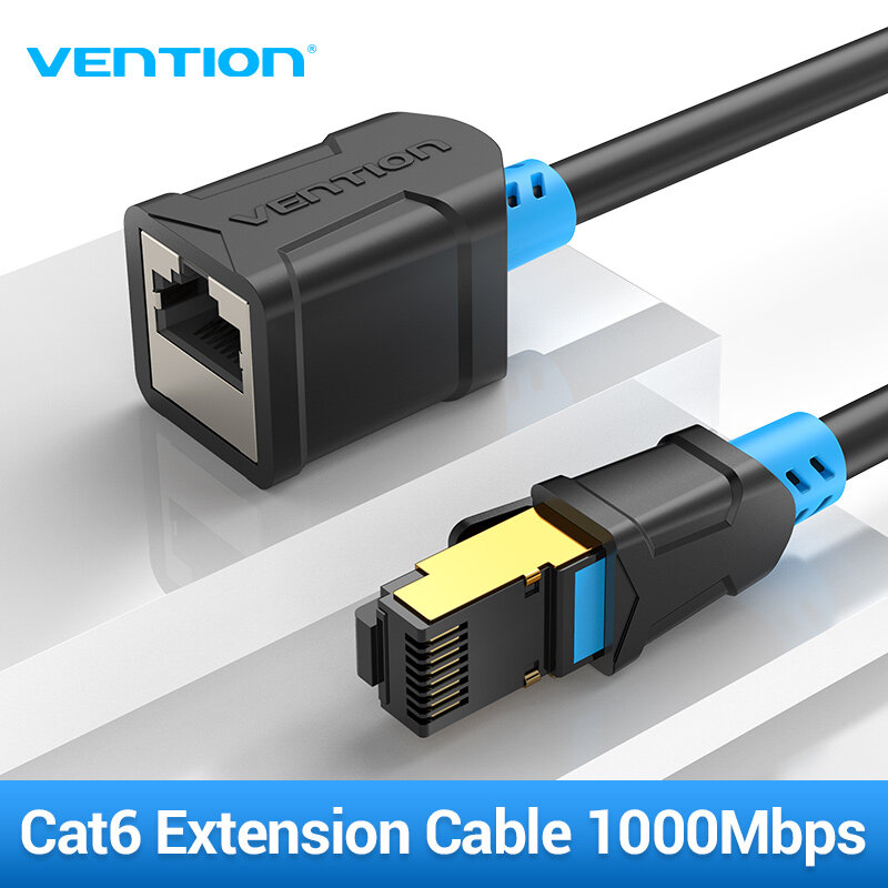 Vention dây cáp mạng lan Cat6 RJ45 SFTP Male to Female Extension Patch Cable for Laptop PC Cat 6 Eth
