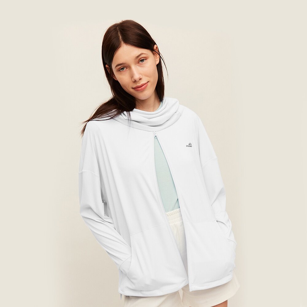 OhSunny Áo Khoác Có Mũ Chống Nắng UV Áo Chống Tia UV Thoáng Khí Làm Mát Cho Nữ UPF50 +