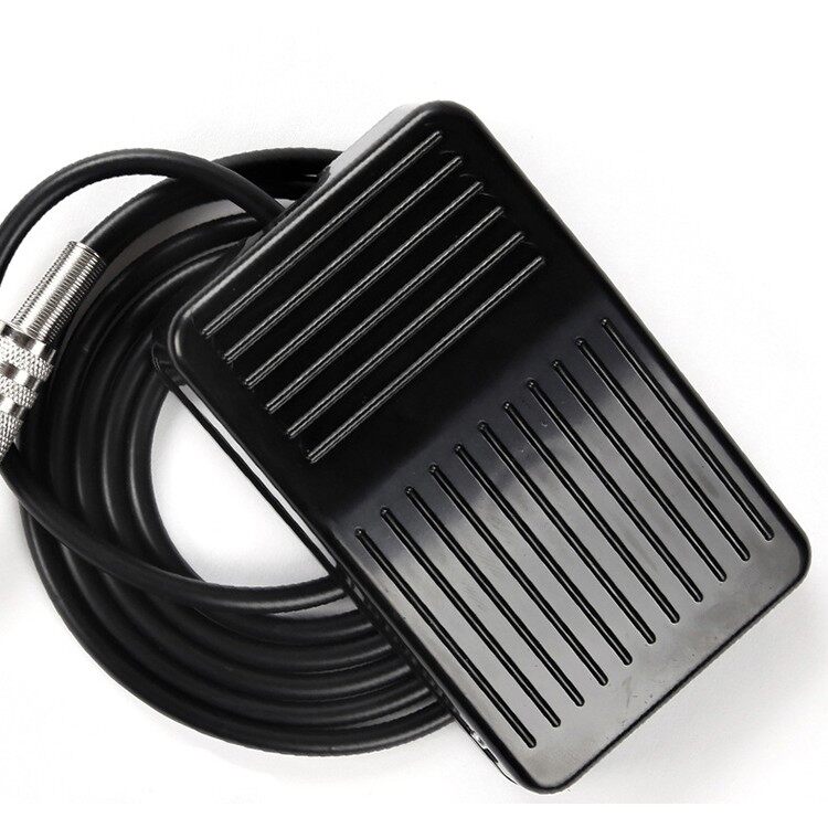 Công Tắc Chân Xăm Bằng Nhựa Màu Đen, Phụ Kiện Máy Xăm Bàn Đạp Dốc Vuông Dụng Cụ Xăm Chống Trượt