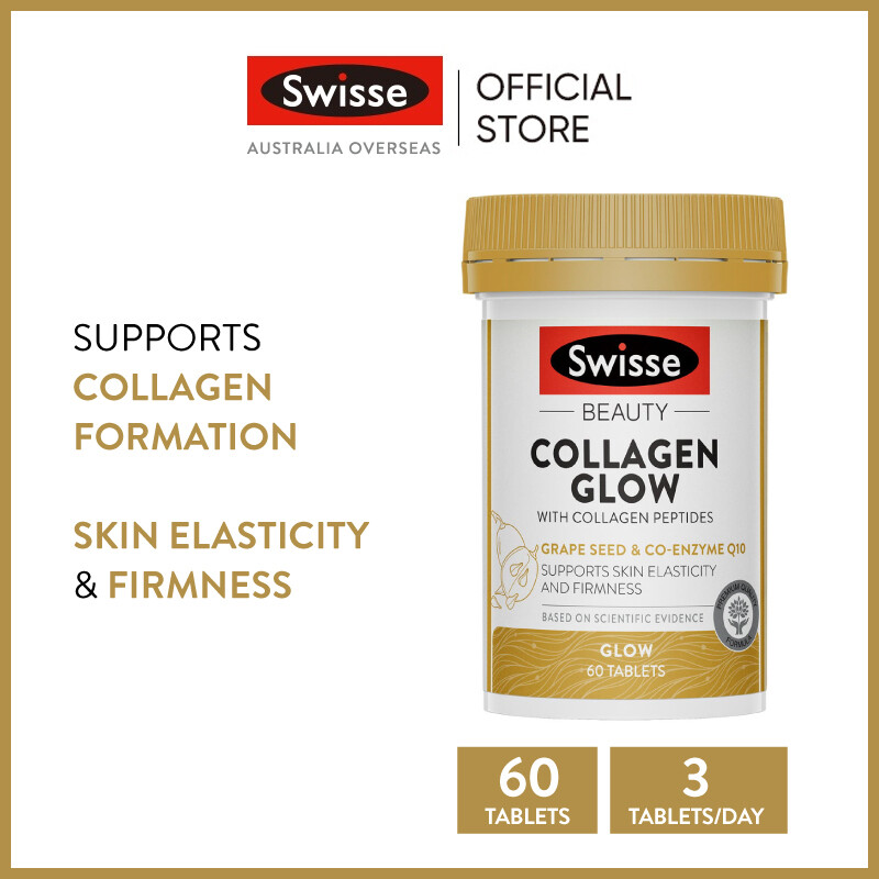 Viên Uống Đẹp Da Swisse Beauty Collagen Glow with Collagen 60 Viên