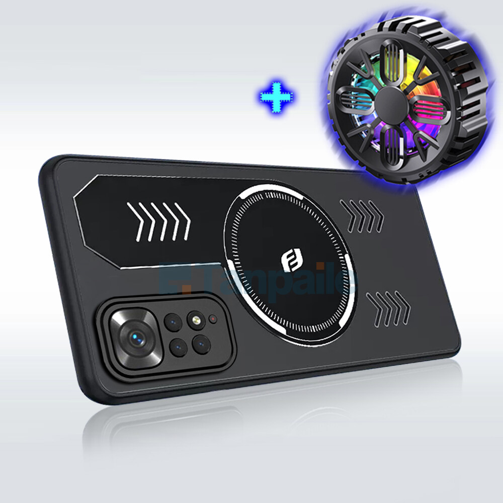 Tanpaile cho Xiaomi Redmi Note 11 Pro + ốp cho Redmi 11pro 11E 12S 4G 5g Ốp tản nhiệt Vỏ làm mát Ốp