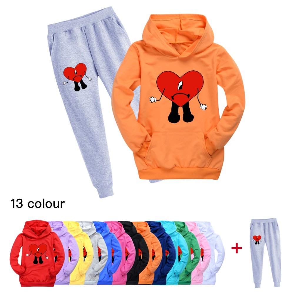Un Verano Sin Ti Cotton + Polyester Kid's Clothing Set Casual Outfit Lesure Long Sleeve Hoodie Jogger for Boys Girls Spring and Autumn Hoody Joggers Girl 0000 ราคา  481 บาท*ส่งฟรี