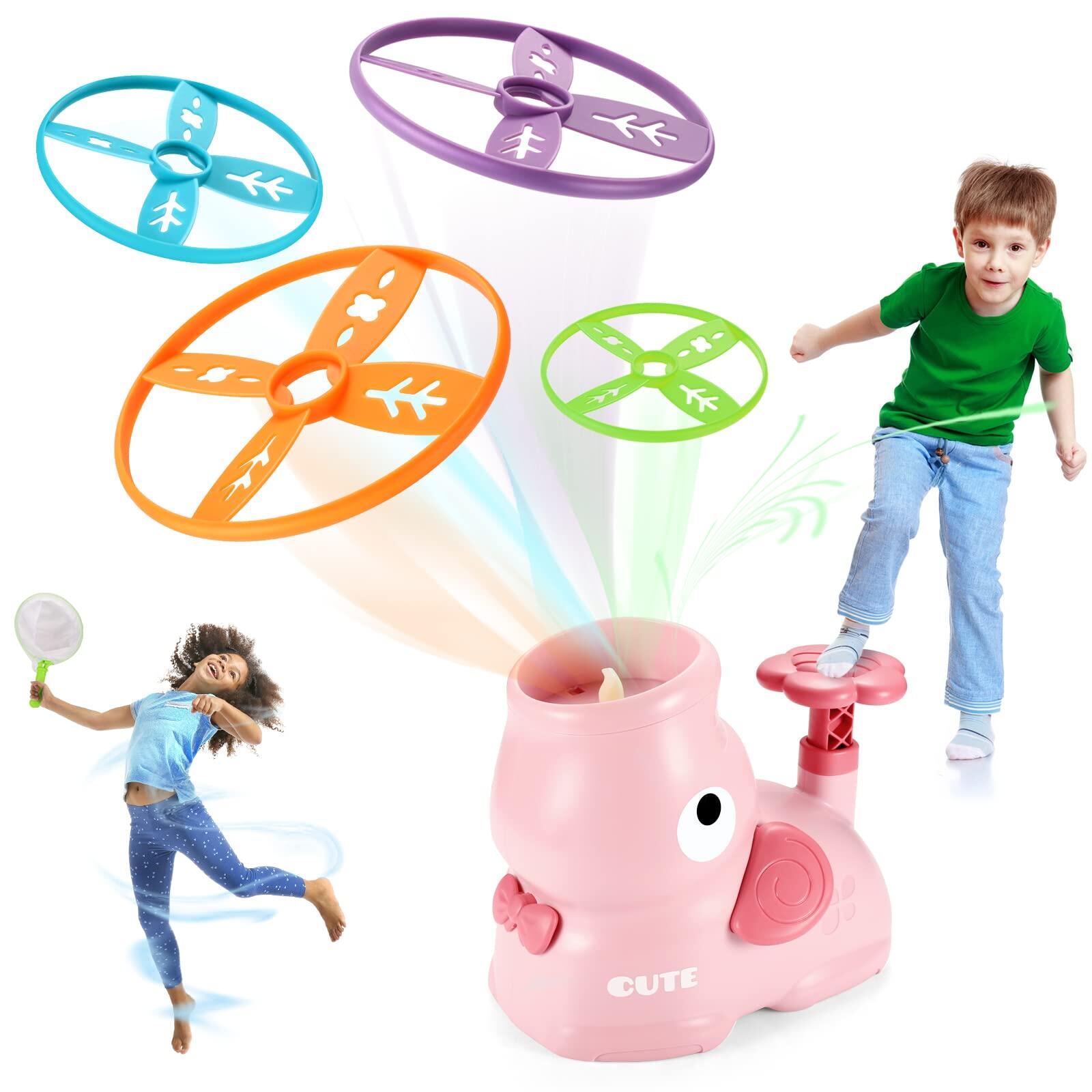 Kids Outdoor Game Flying Discs Air Rocket Laher Feet