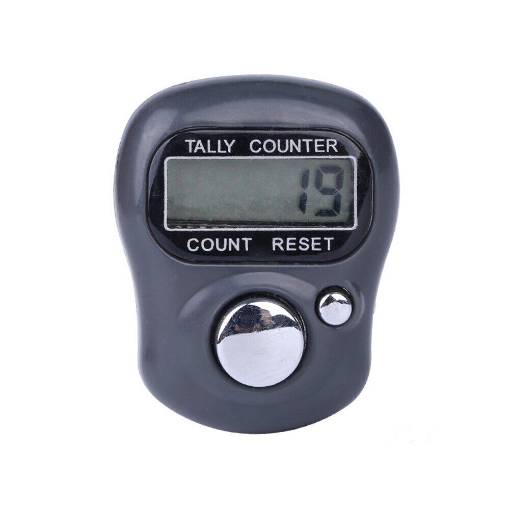 Mini điểm đánh dấu và máy đếm thủ công hàng ngang Máy đo điện tử LCD kỹ thuật số Máy kiểm đếm cho may đan dệt công cụ/màu ngẫu nhiên