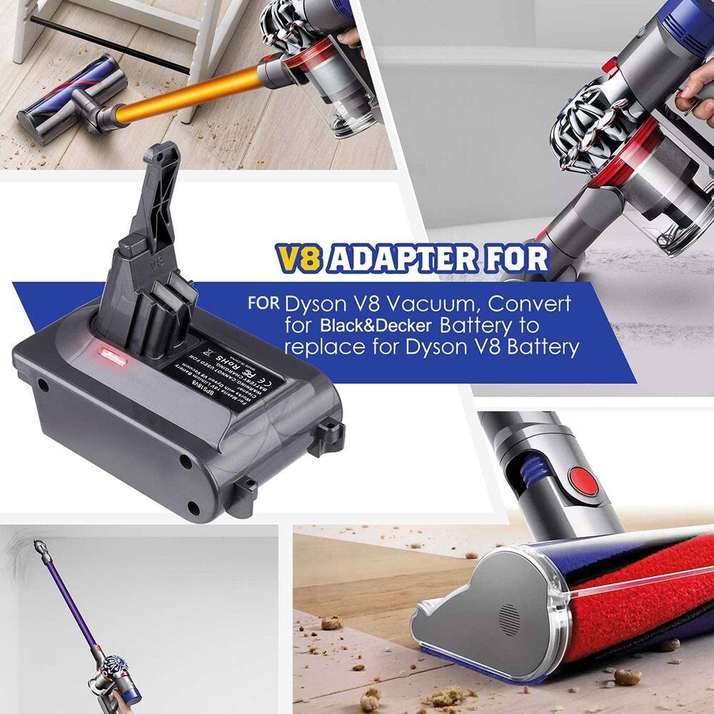 “:》 {Bộ sạc Dyson để cung cấp năng lượng Đen & Decker Bộ chuyển đổi pin Pin Li-ion Bộ chuyển đổi sạc cho Dyson | Đen & Decker