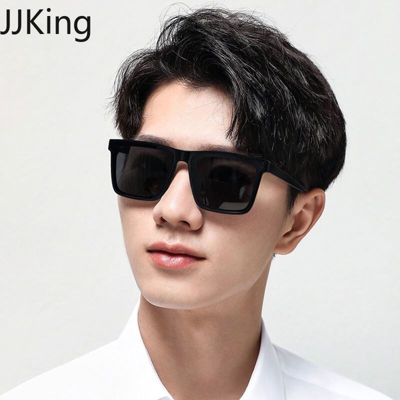 【JJKing】Korean Style Sunglasses Men with UV Protection Classic Design Driving Fishing Outdoor UV400 Glasses for Men 2024 New Minimalist Shades Summer Aesthetic