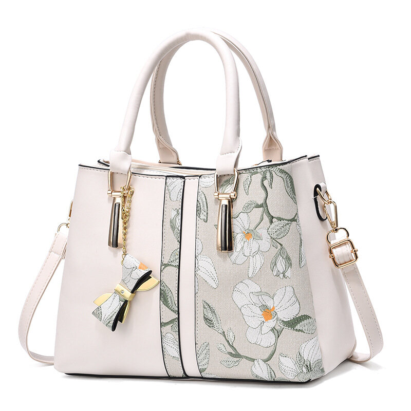 👛👜& quot; túi nữ shichen & quot; túi cho mẹ trung niên thêu cá tính túi xách sức chứa lớn túi đeo vai thời trang mới 2022