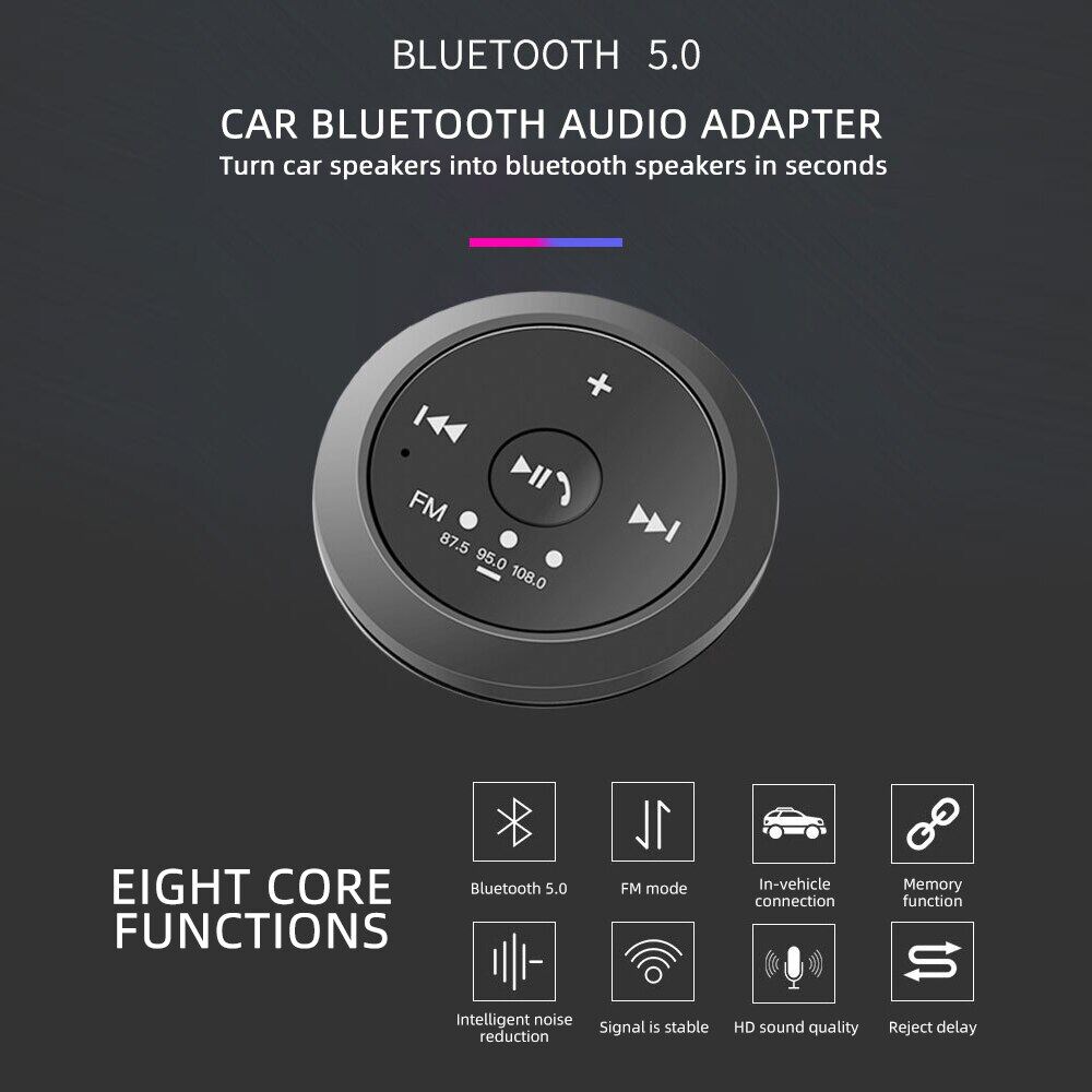 Bộ Phụ Kiện Xe Hơi Bluetooth Không Dây Bộ Phát FM Bộ Chuyển Đổi Âm Thanh AUX 3.5Mm Nhạc Mp3 Bộ Chuyển Đổi Âm Thanh Cuộc Gọi Hfree USB Ổ Đĩa U