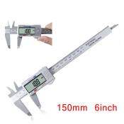 Toolstar 150mm Digital Stainless Steel Vernier Caliper Micrometer