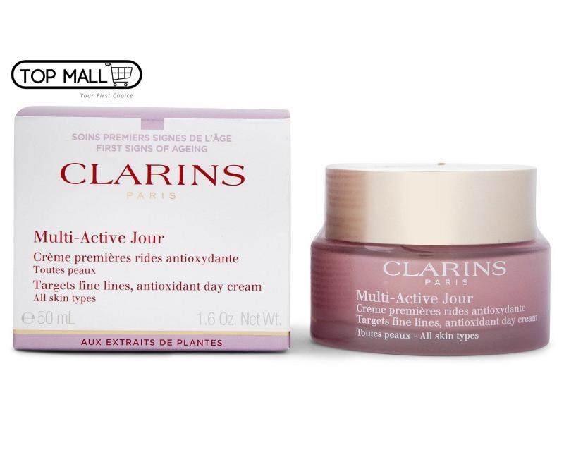 Clarins đa hoạt động Kem dưỡng da ban ngày-Gel bình thường đến da hỗn hợp 50ml