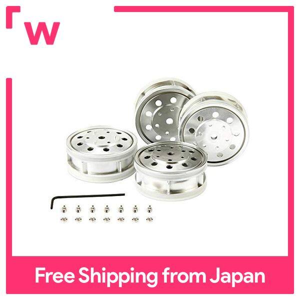 TAMIYA BIG TRUCK Options & Spare Parts TROP.18 Matte Chrome Rear Wheel for