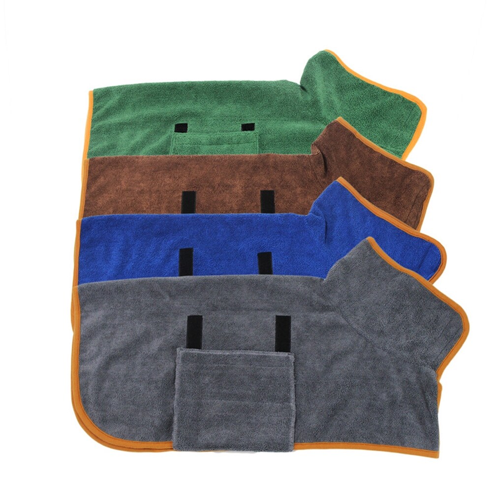 【New Fire】 Quick Drying Dog BathingSupplies MicrofiberAbsorbent PetWith Adjustable YellowGrey Color Available
