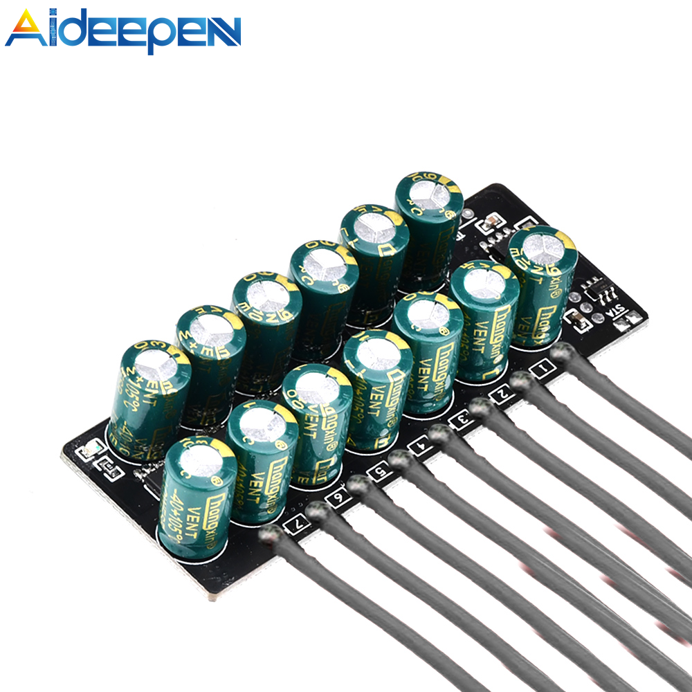 Aideepen bộ cân bằng cân bằng chủ động 3s 4s 6s 7s 2a tụ điện cân bằng lifepo4 lithium active bat truyền năng lượng