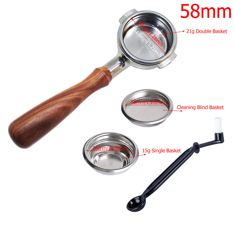 58MM Bottomless Portafilter Stainless Steel Professional Espresso