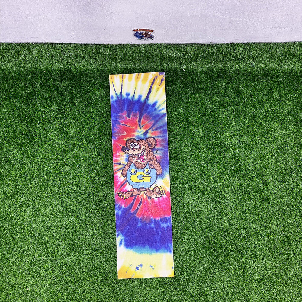 [?พร้อมส่ง]?สติ๊กเกอร์กระดาษทราย ลายหมี ลายหนู ขนาด 83x24cm street skateboard Grip tape