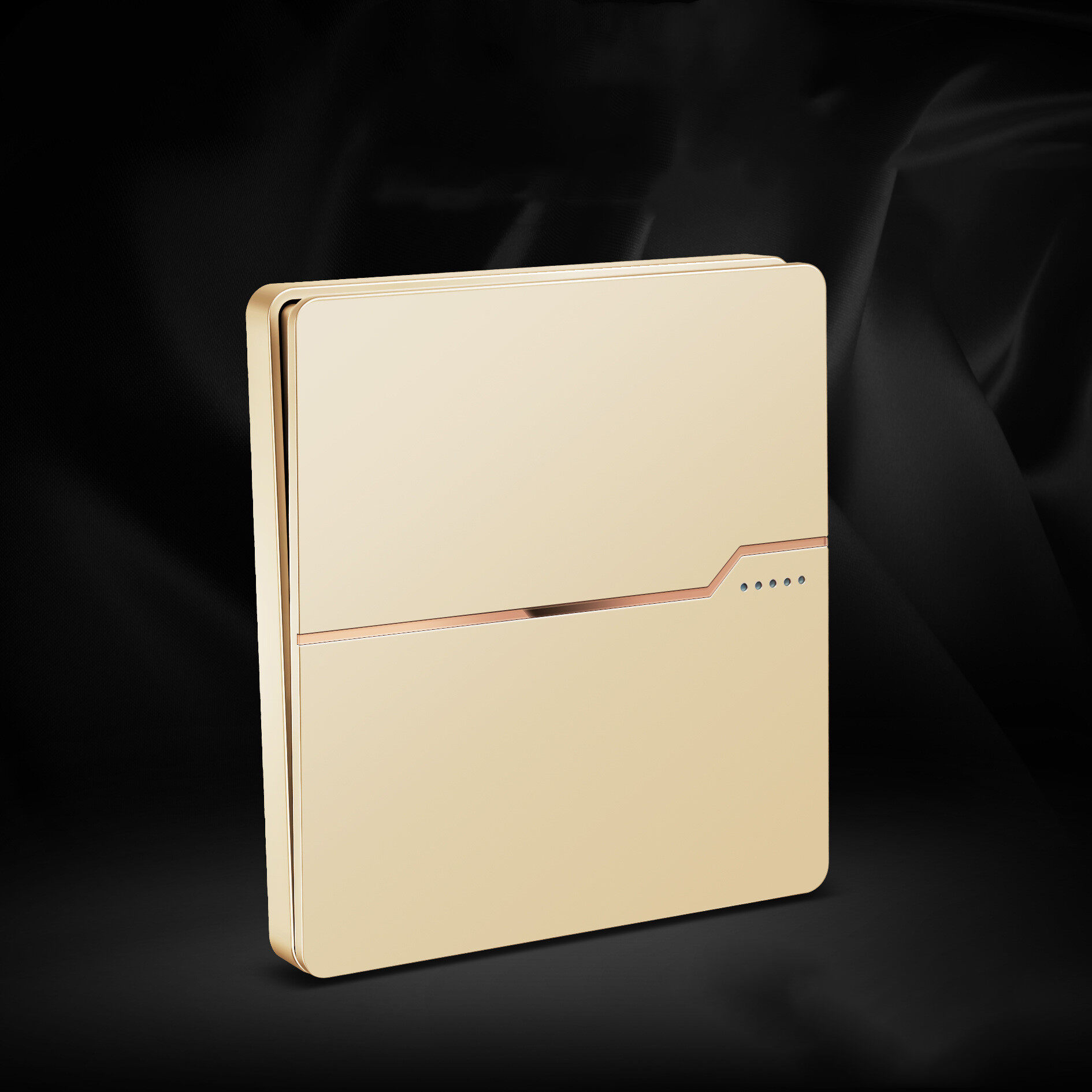 Hành lang phòng trang chủ bảng điều khiển tường chuyển đổi phổ multi-mở multi-điều khiển 5 lỗ Dual USB florescent Pilot ổ cắm