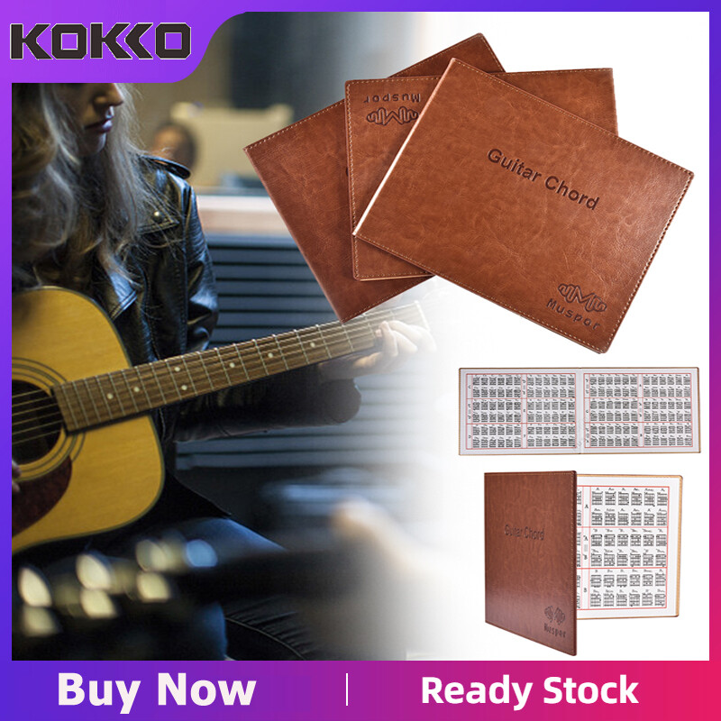 Sách Hợp Âm Guitar KOKKO Sách Bìa Mềm Cầm Tay Biểu Đồ, Dành Cho Guitar Acoustic/Cổ Điển/Điện