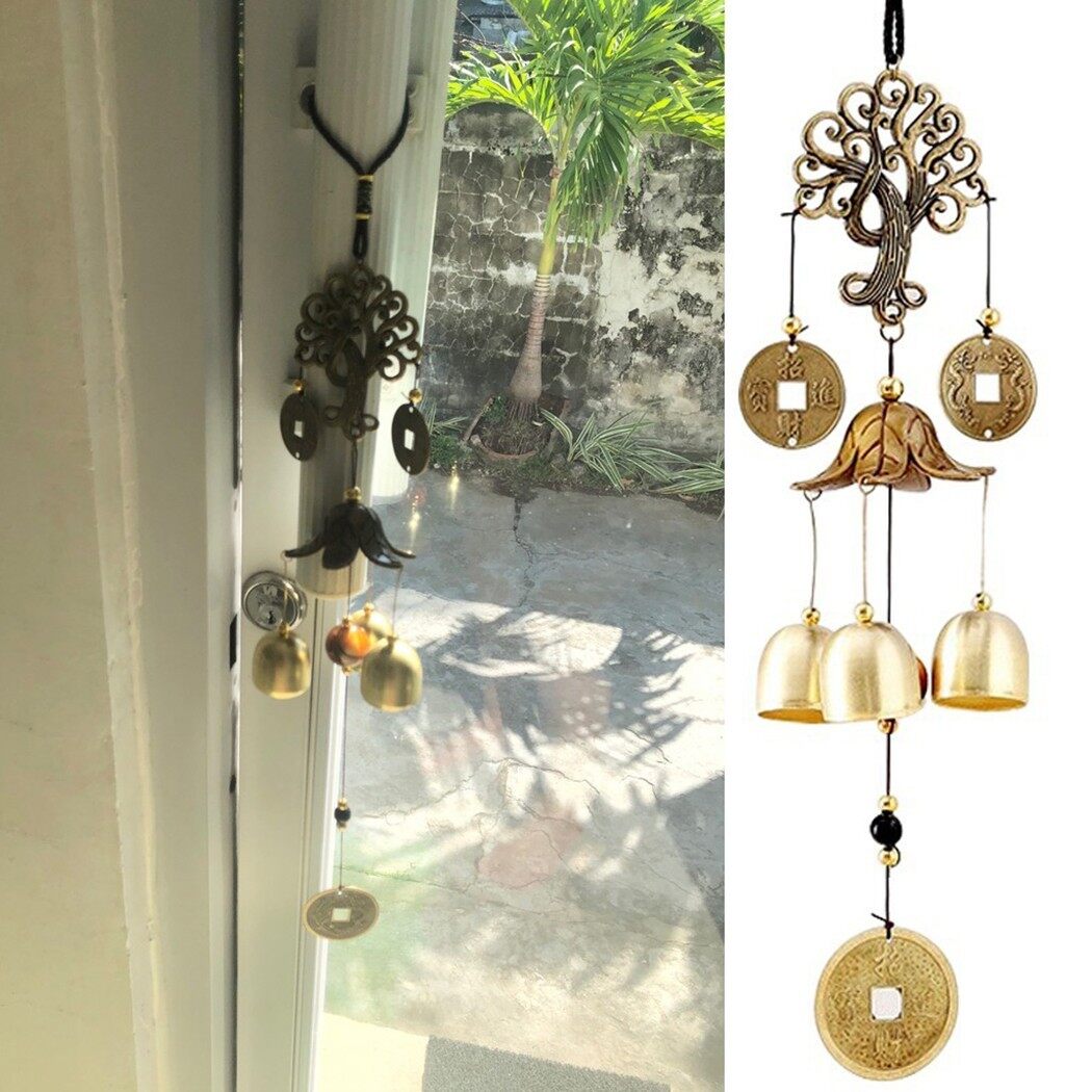 Chuông gió cây tiền, chuông đồ trang trí may mắn cho gia đình