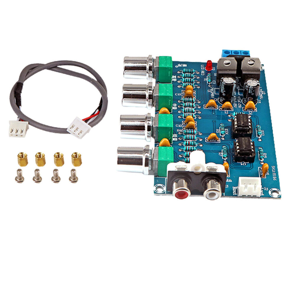 Bộ Tiền Khuếch Đại Âm Thanh XH-M164 NE5532, Bộ Tiền Khuếch Đại Âm Thanh 4 Kênh Mô-đun Khuếch Đại 4CH CH Mạch Điều Khiển Điện Thoại Preamp