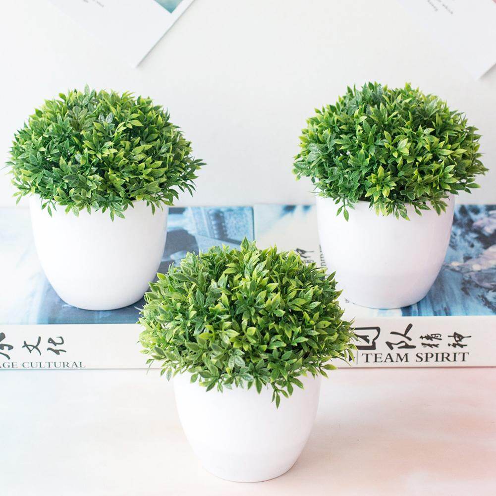 1Pc Cây Giả Quả Bóng Bằng Cỏ Miniascape Tiệc Cưới Bàn Nội Thất Trang Trí Bonsai