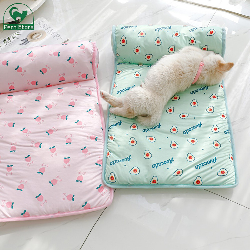 Fs đệm ổ nằm cao cấp cho thú cưng đệm mùa hè nệm chó mèo chiếu điều hoà cách nhiệt cho thú cưng đệm mát cho mèo cảm giác mát lạnh mùa hè đệm cho thú cưng đệm mát cho thú cưng túi độn đá thảm làm mát phụ kiện cho thú cưng